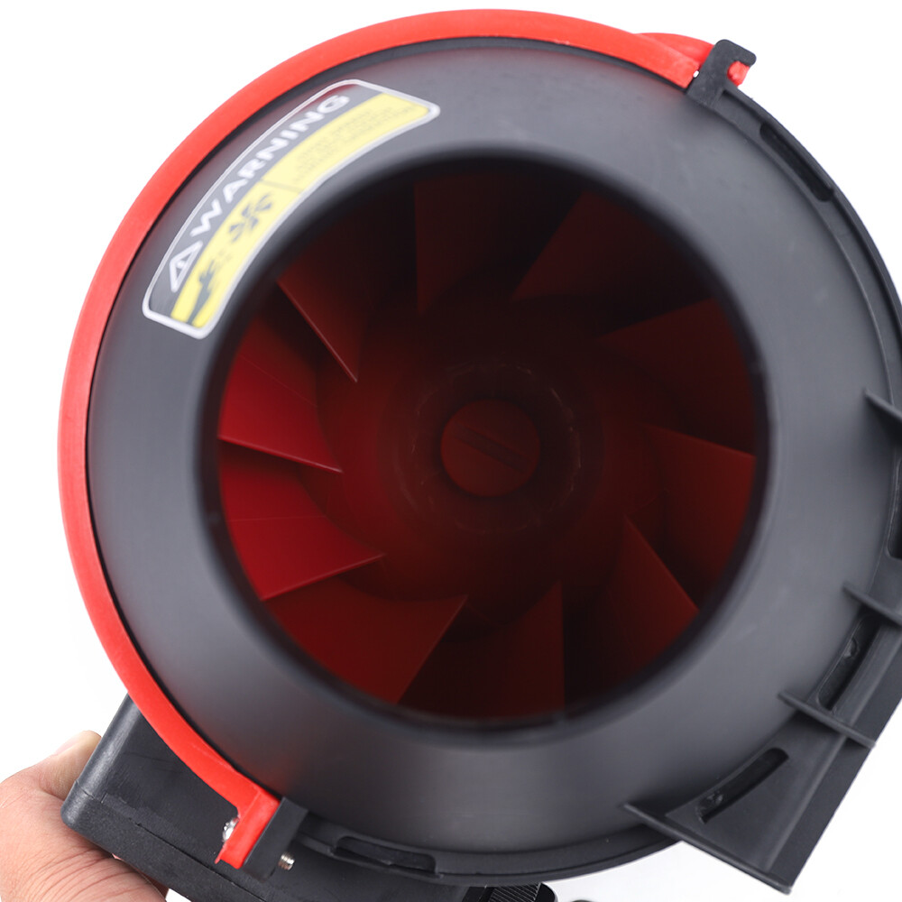 4" Round Duct Fan Inline Ventilation Extractor Fan Vent Exhaust Blower