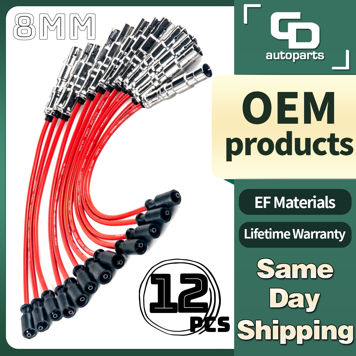 1121500218 Spark Plug Wire Set for Mercedes Benz C-Class E-Class ML SLK 320 350