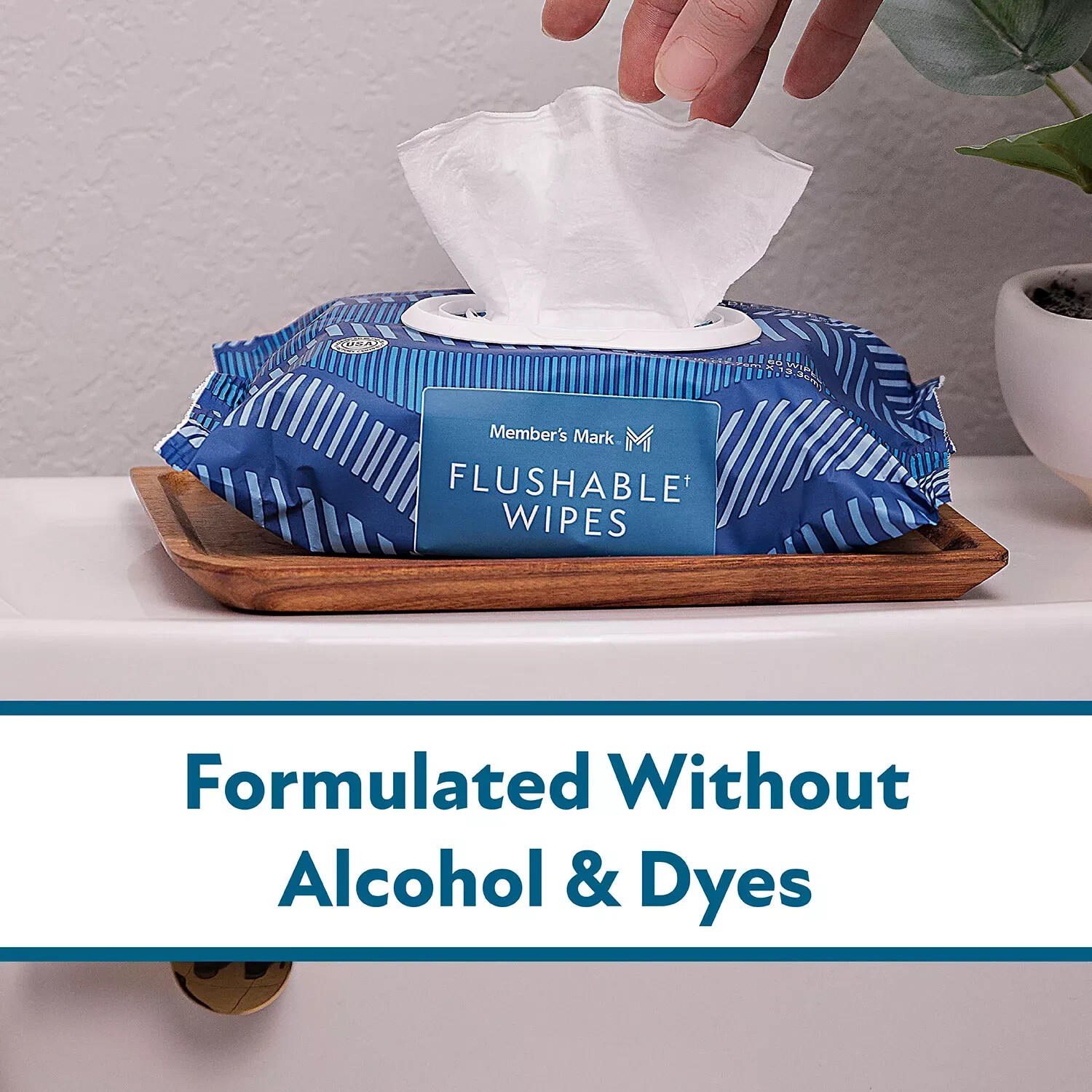 Member's Mark Flushable Wipes, Fresh Scent, 540 ct.