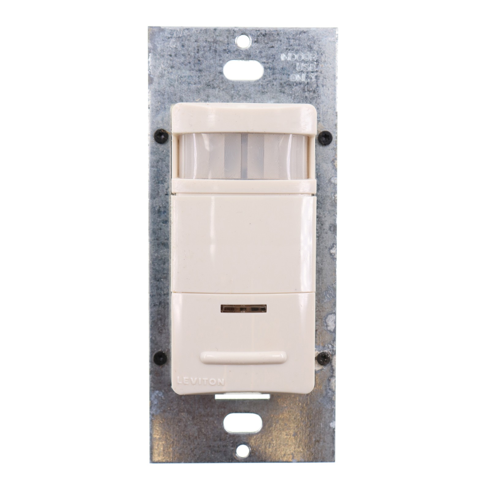 LEVITON ODS10-IDT DECORA WALL SWITCH OCCUPANCY SENSOR, 120/277V, LIGHT ALMOND