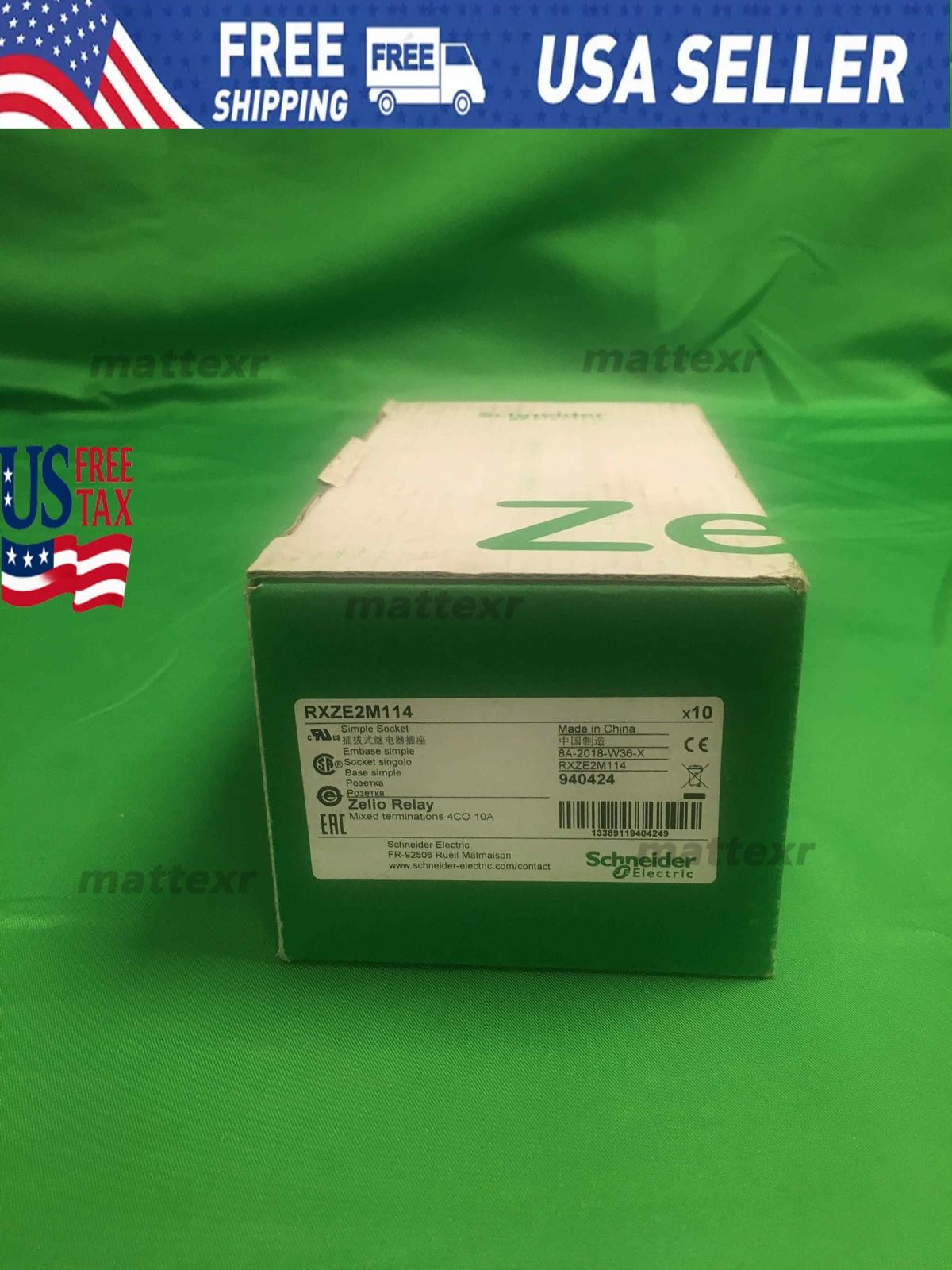 Schneider-Electric RXZE2M114 RXZE2M114 BOX OF 10 UNITS- US Free TAX