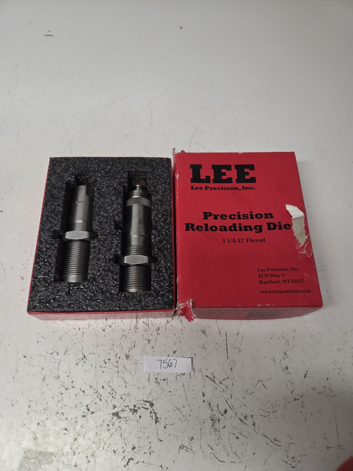 Lee Large Series 2-Die Set In Box - .50 BMG 1-1/4"-12 Thread  (#90515)