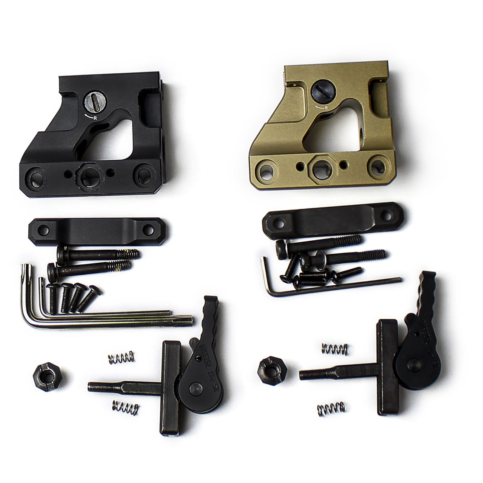 For MRO Red Dot 2.26" Fast Riser High Mount with FTC Mounts&QD Lever Mount Rail