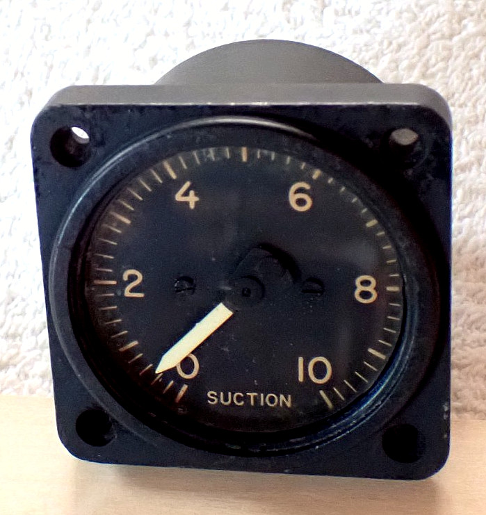 0311057-2 Cessna 150 172 182 Suction Gauge Manning Maxwell & Moore pn 6704-152