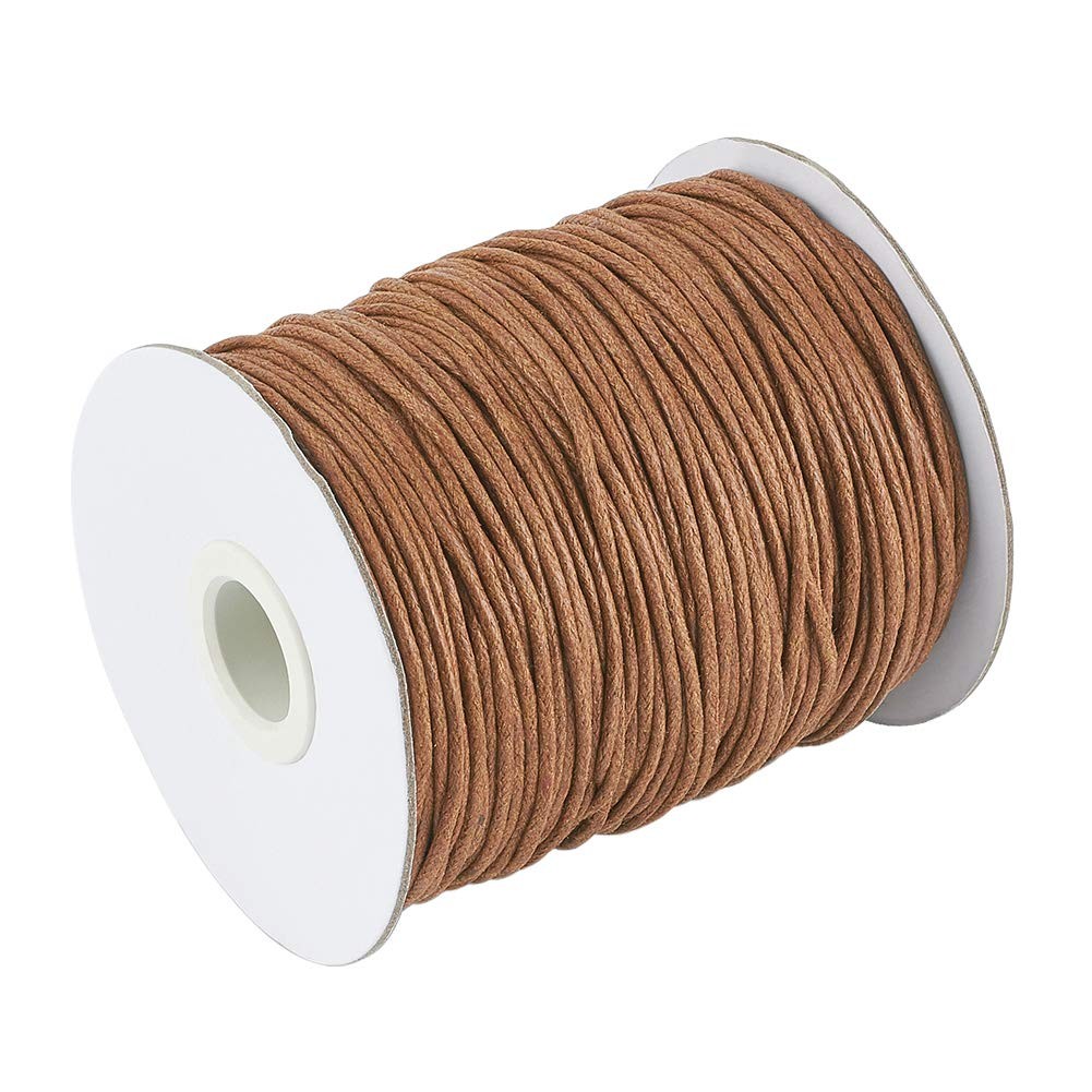 Craftdady 100 Yards 1.5mm Waxed Cotton Cord Macrame Bracelet Necklace Jewelry...