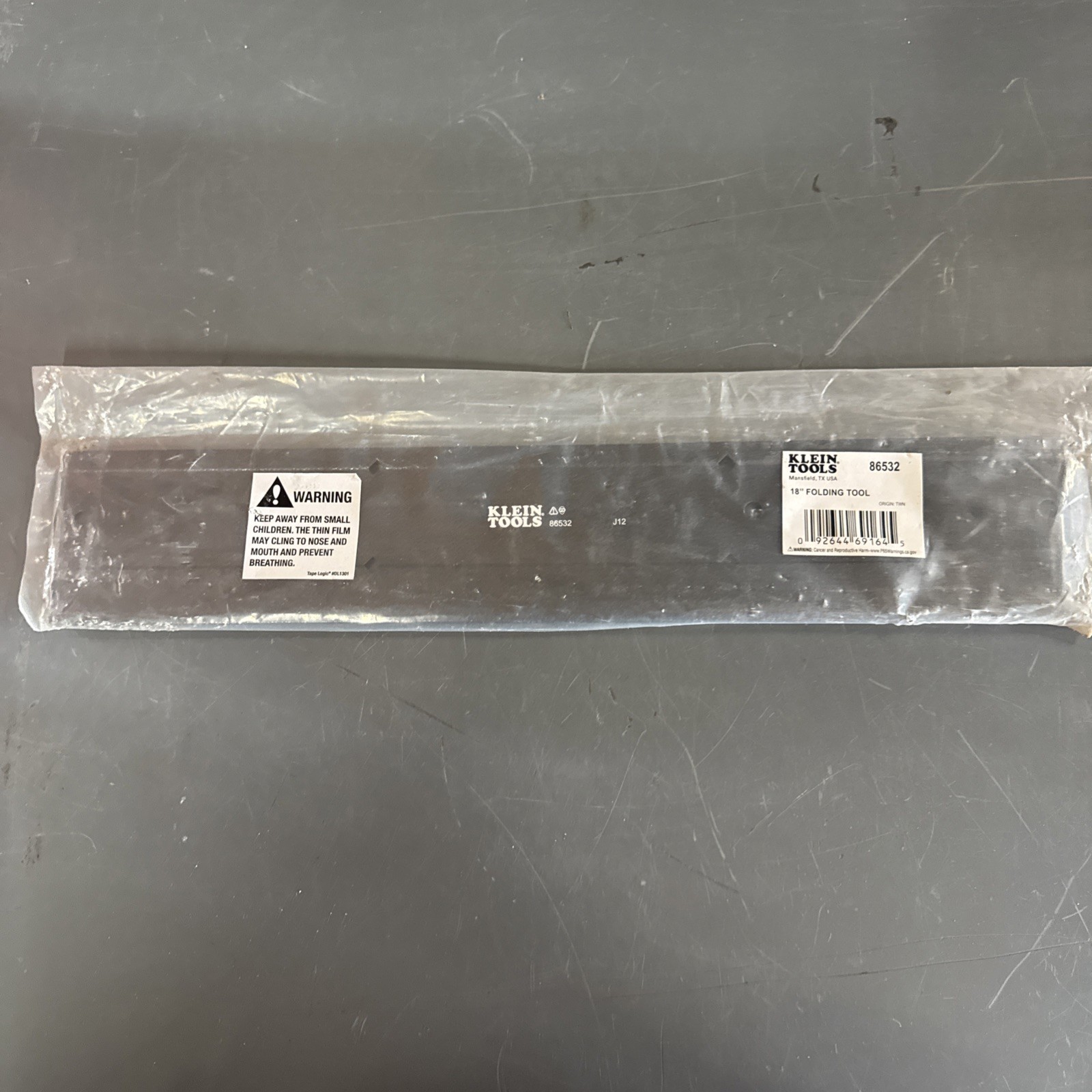 Klein Tools 18 Inch Black Multitool for Sheet Metal Folding Heavy Duty Steel