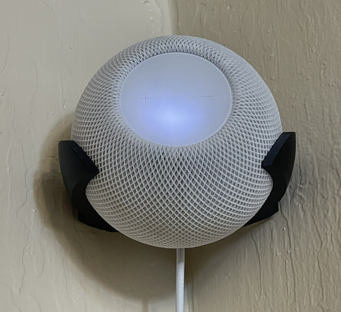 HomePod Mini Wall  & Corner Mount Bracket Holder Accessory BLACK!