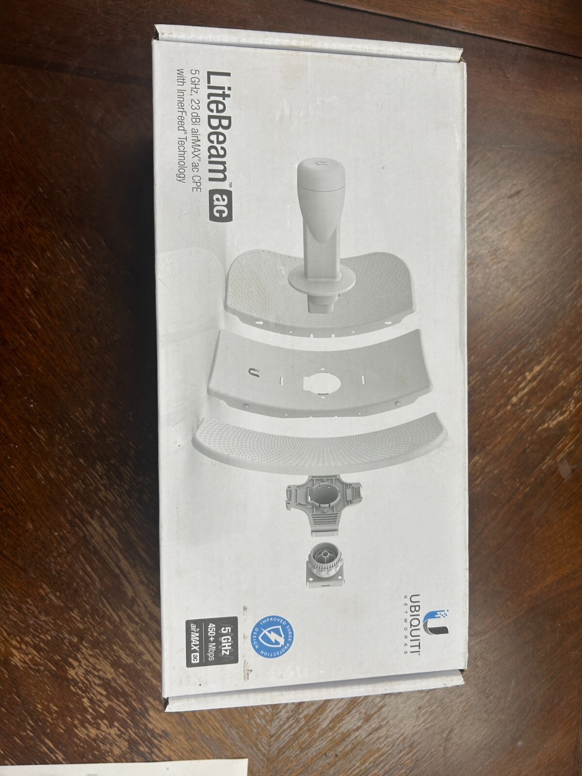 NEW UNOPENED Ubiquiti LiteBeam ac LBE-5AC-23 Anntenna/Radio Combo 5 GHz 23 dBi