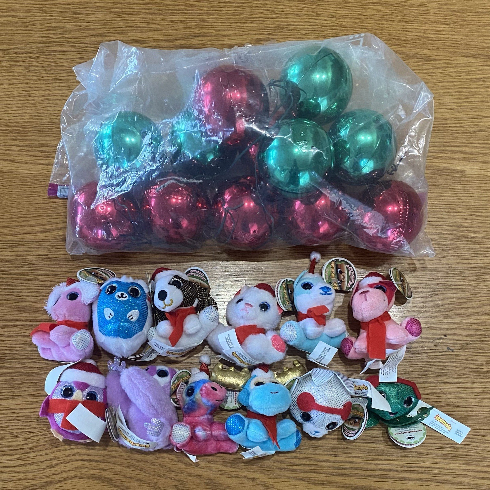 Full Set Of 12 Suprizamals Christmas Ornament Blind Box Plush Series 3 Brand NWT