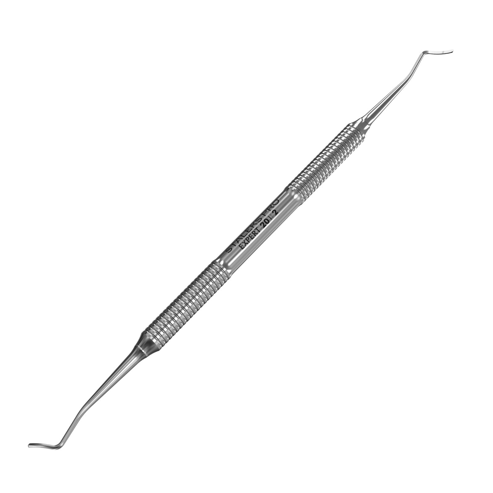Glossy Silver Dual Function Pedicure Tool for Calluses and Ingrown Nails
