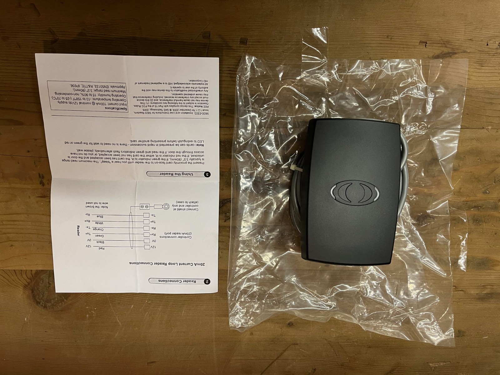 AMAG Technology S820-BK Prox Card Only Wallswitch Mounting Reader