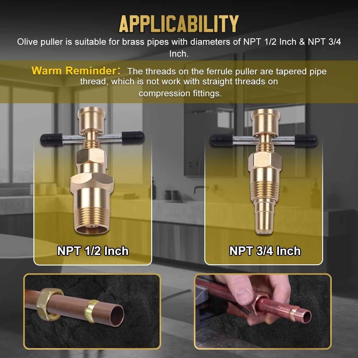 Olive Ferrule Puller - Durable, Corrosion-Resistant Tool for Effortless Use