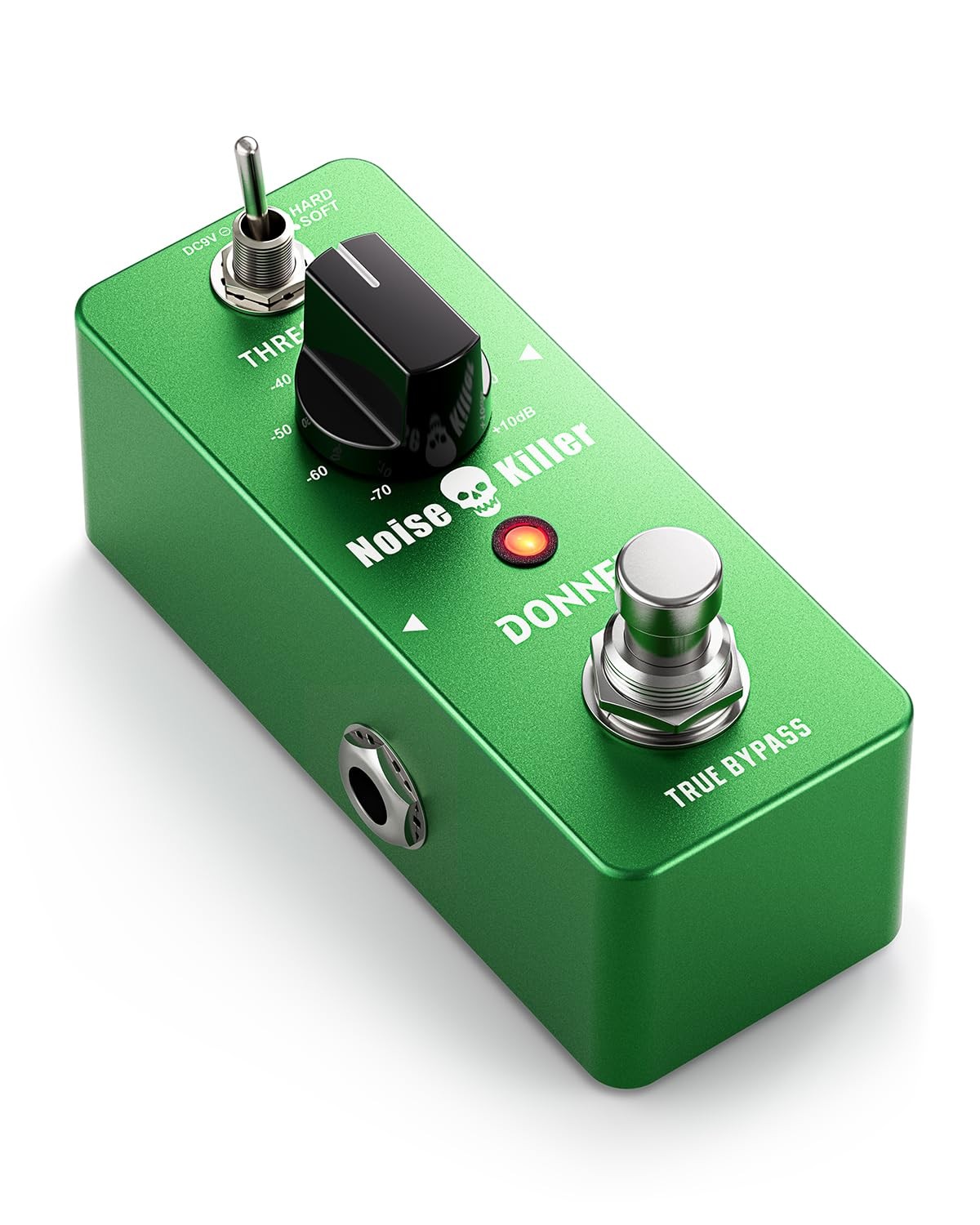 Donner Noise Gate Pedal, Killer Guitar Pedal Green