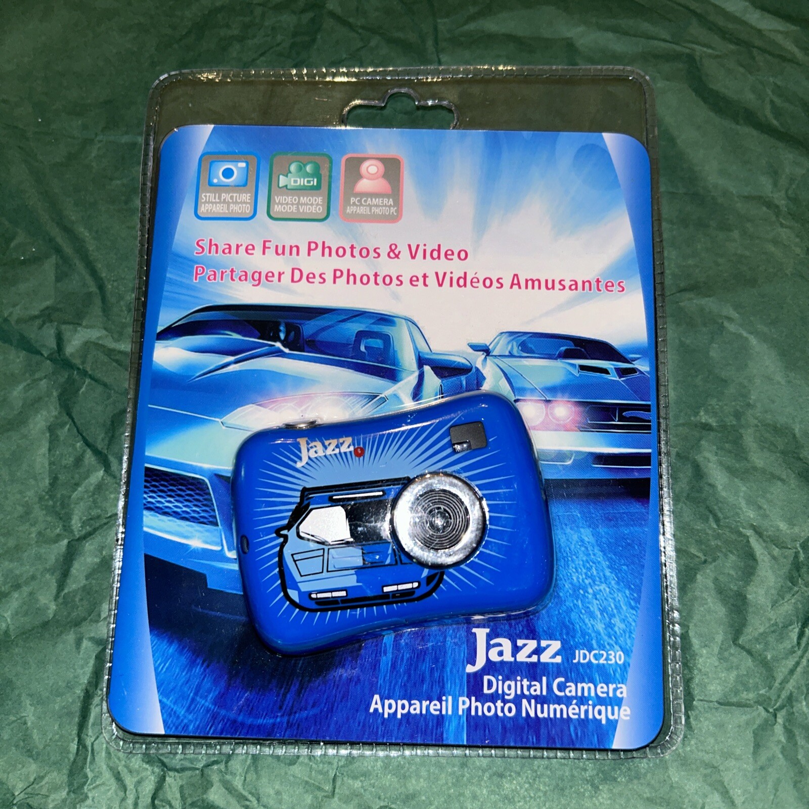 Jazz JDC230 - Digital Camera – 1.3MP – Color: Blue - New