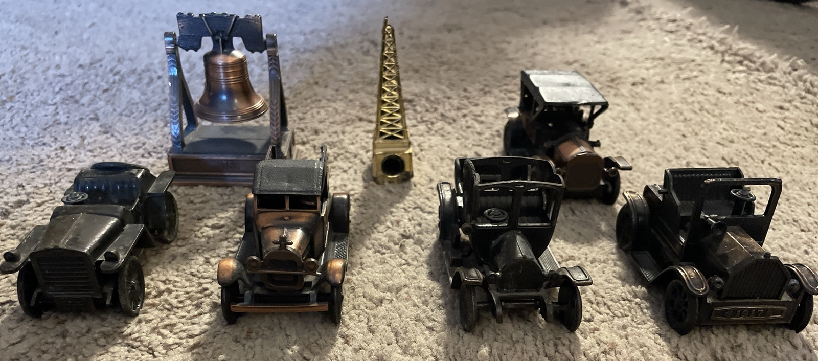 vintage die cast metal pencil sharpeners Lot Of 7
