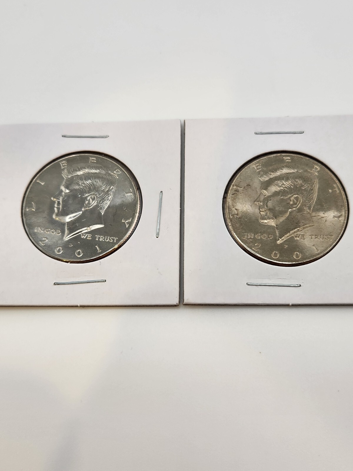 2001 P D KENNEDY UNC CLAD HALF DOLLAR  (2-COINS)