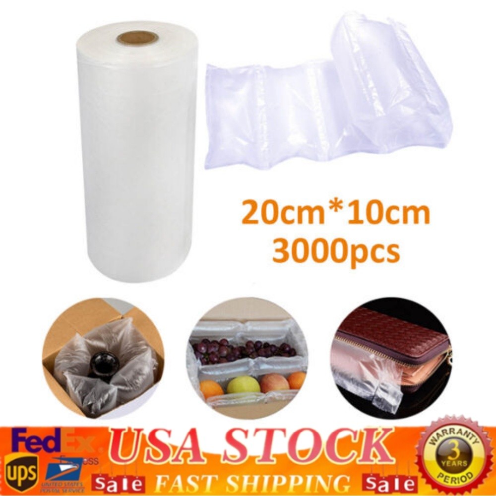 Air Pillow Cushion Filler Bag Roll Mini Air Packing Easi Machine 3000pc 20*10cm