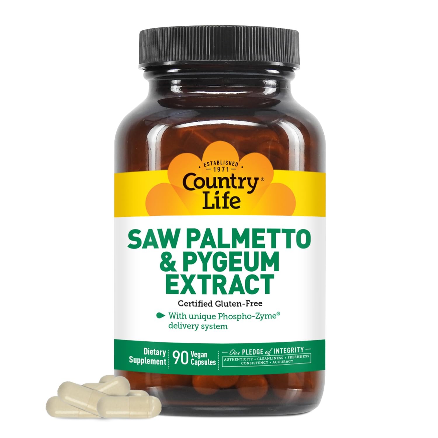 Country Life Saw Palmetto & Pygeum Extract - Prostate 90 Count (Pack of 1)