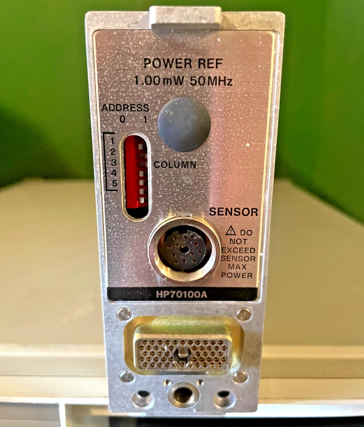 HP/Hewlett Packard 70100A Power Meter PlugIn Module for 70004A Spectrum Analyzer