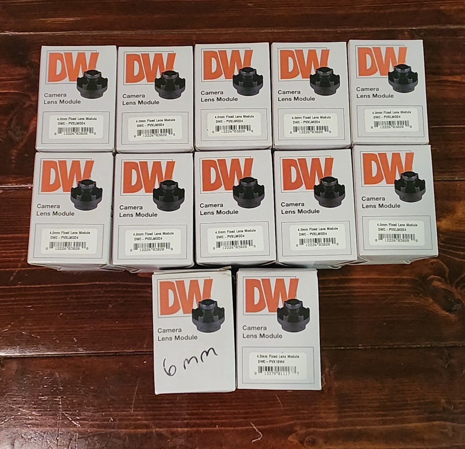 11 Digital Watchdog DWC-PVXLMOD4 Lenses & 1 Digital Watchdog DWC-PVXLMOD6 Lens