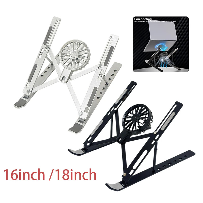 Laptop Cooler Stand Foldable Notebook Computer Cooling Pad Portable Stand For 16