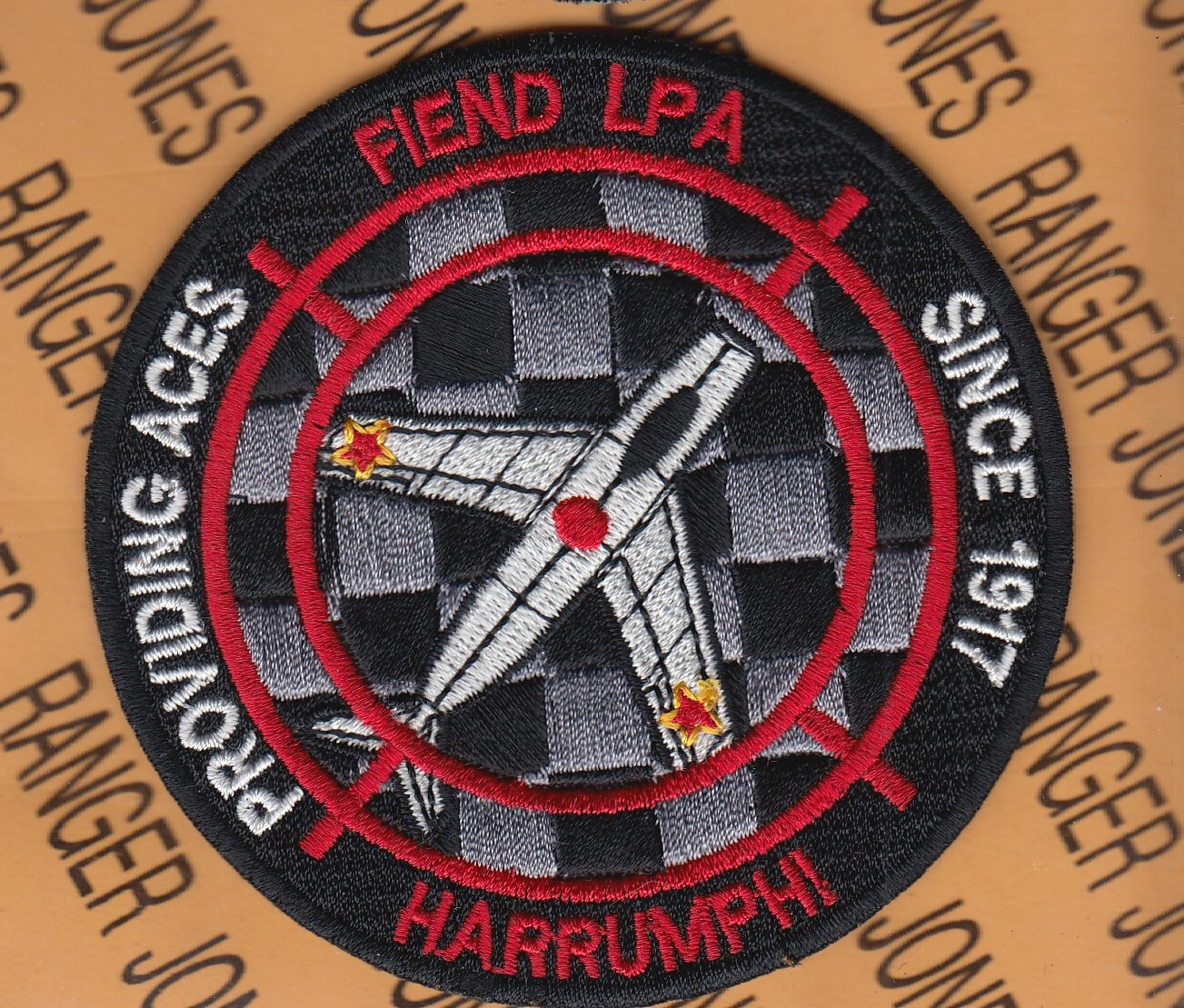 USAF Air Force 36th Fighter Sq FS Fiend LPA Providing Aces ~3.75" patch c/e