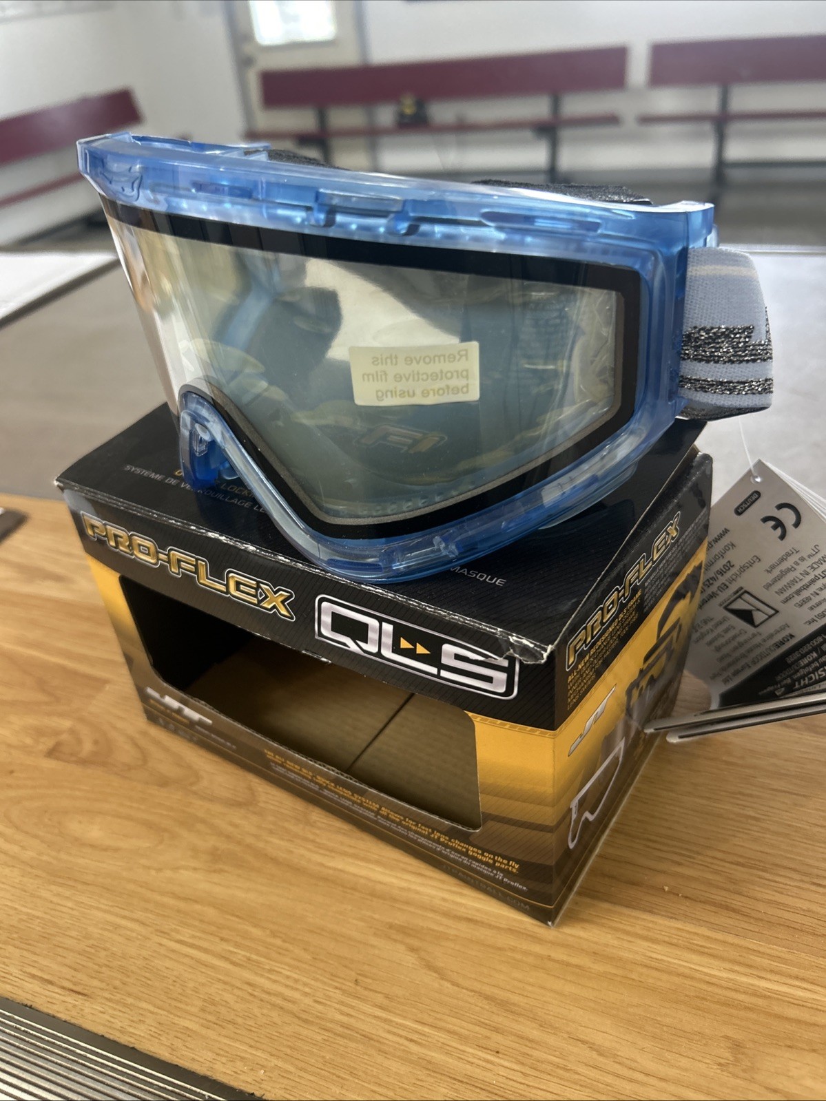 JT Paintball Proflex QLS Baby Blue Paintball Mask Frames With Strap & Lens