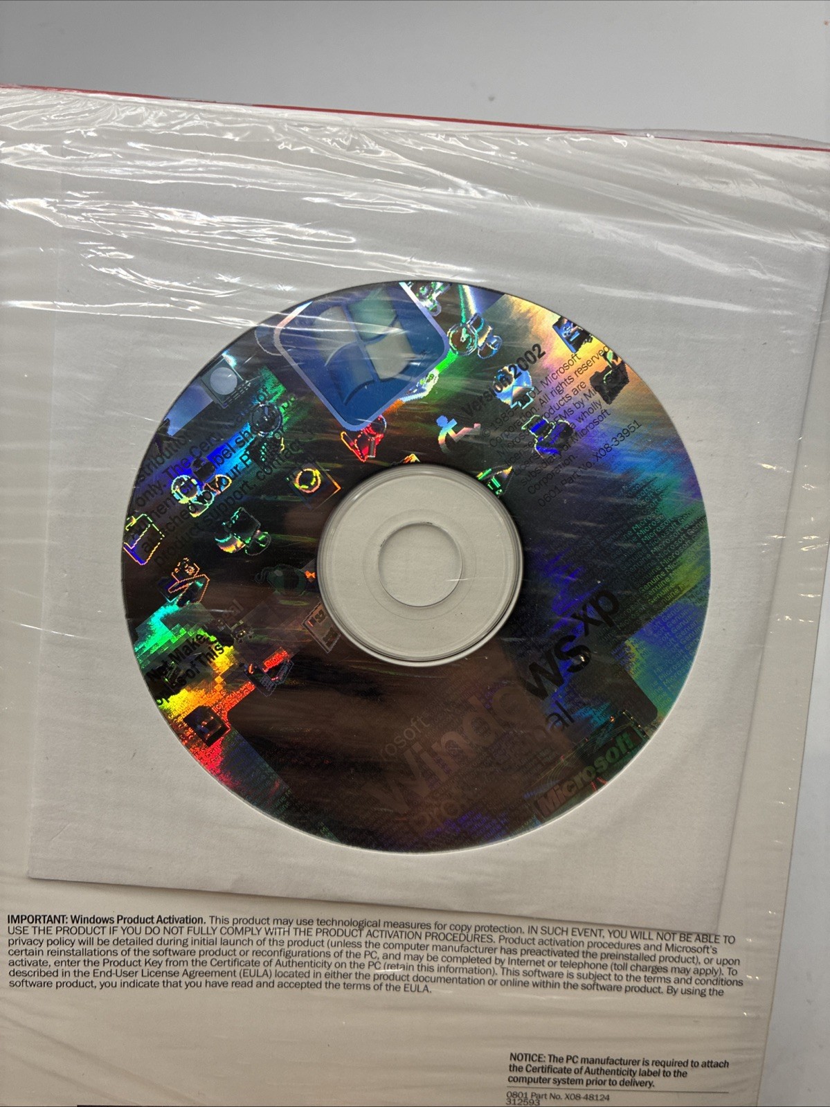Genuine MICROSOFT WINDOWS XP PROFESSIONAL 2002 Complete w/CD & Product Key!