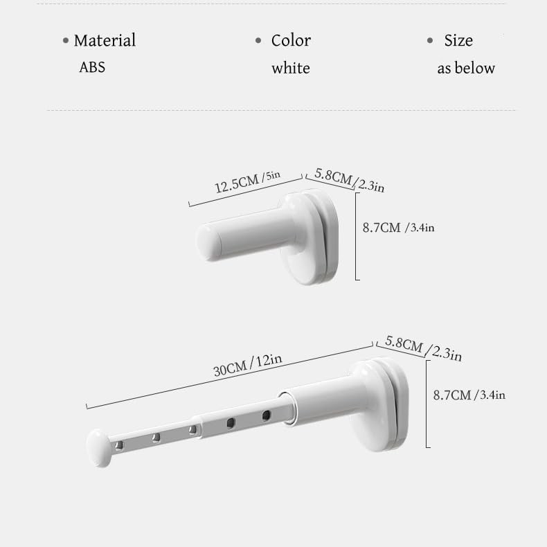 Travel Drying Rack for Clothes 2-Pack –Telescopic Rack mini Portable Collapsib