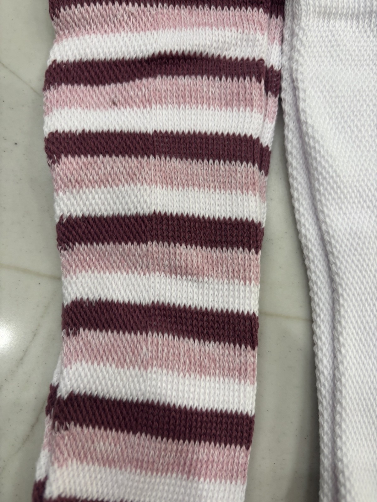 Tommie Copper 6 Pack SnugStay OTC Compression Socks Pink Stripe Medium NWT.
