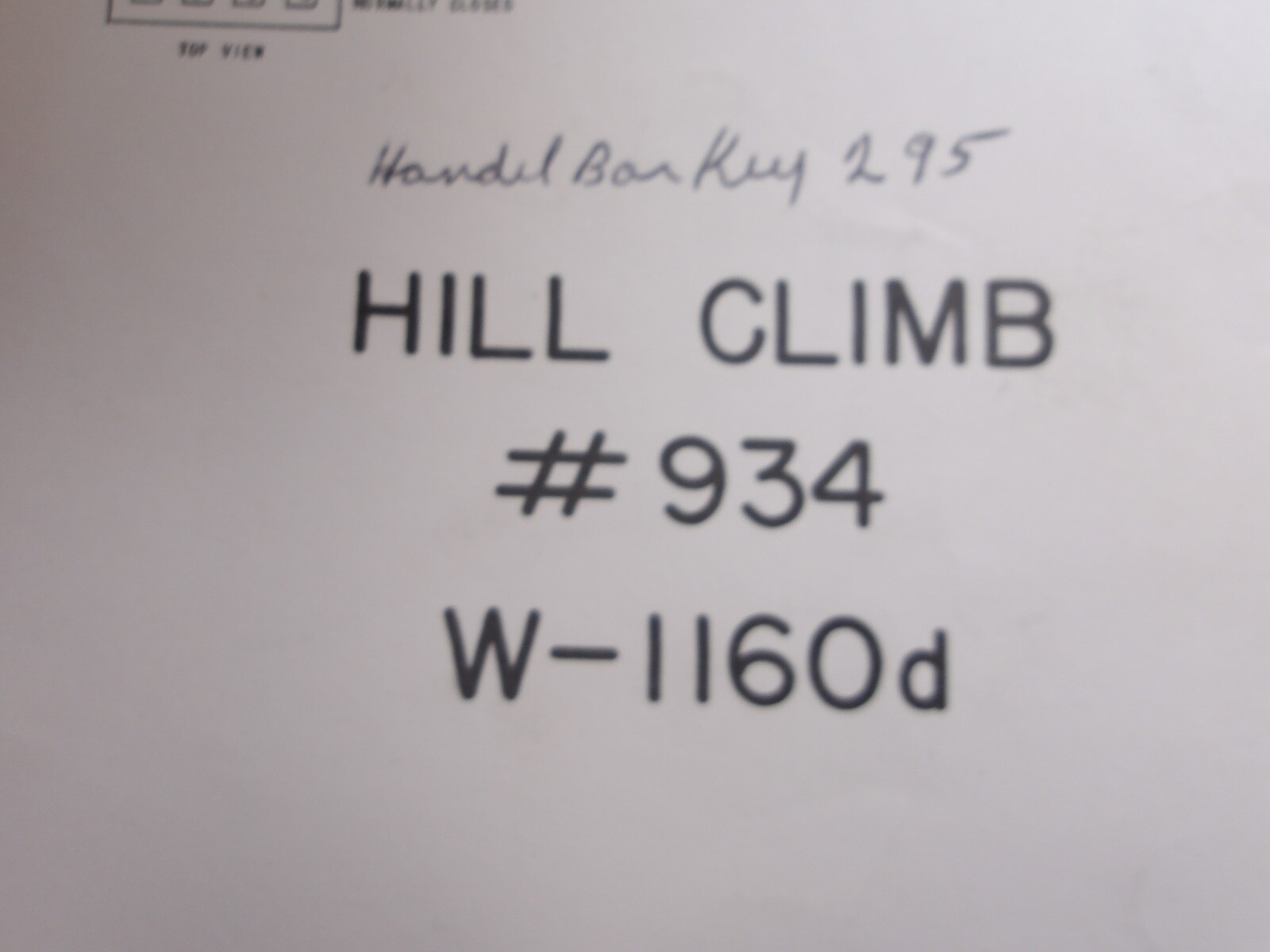 Bally: Hill Climb -Schematic