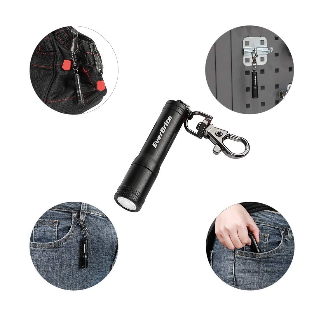 EverBrite Mini LED Flashlight High Lumen EDC Keychain Flashlight Pocket Penlight