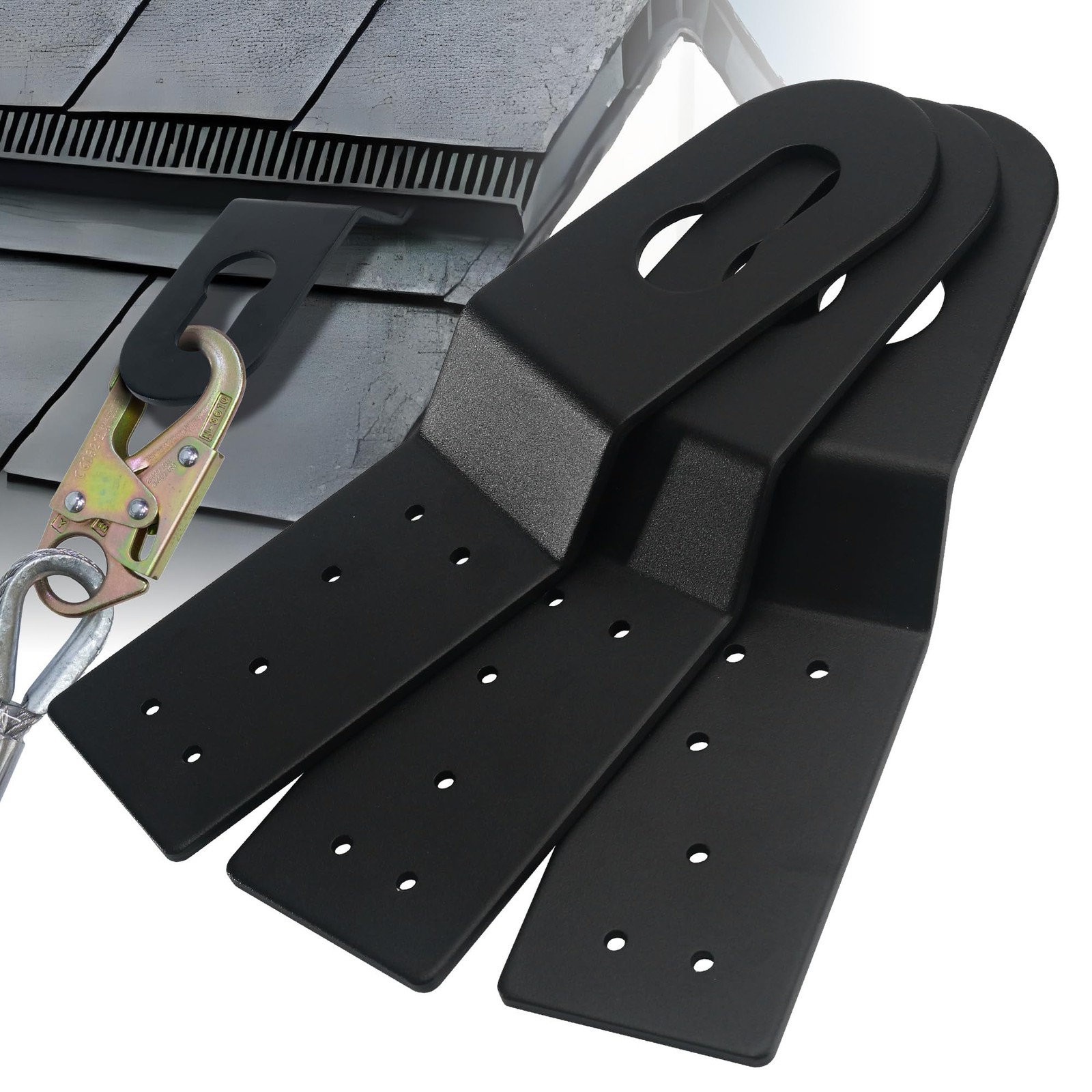 Roof Safety Anchor, Permanent Anchors for Wood Roofs, Use With Roofing...