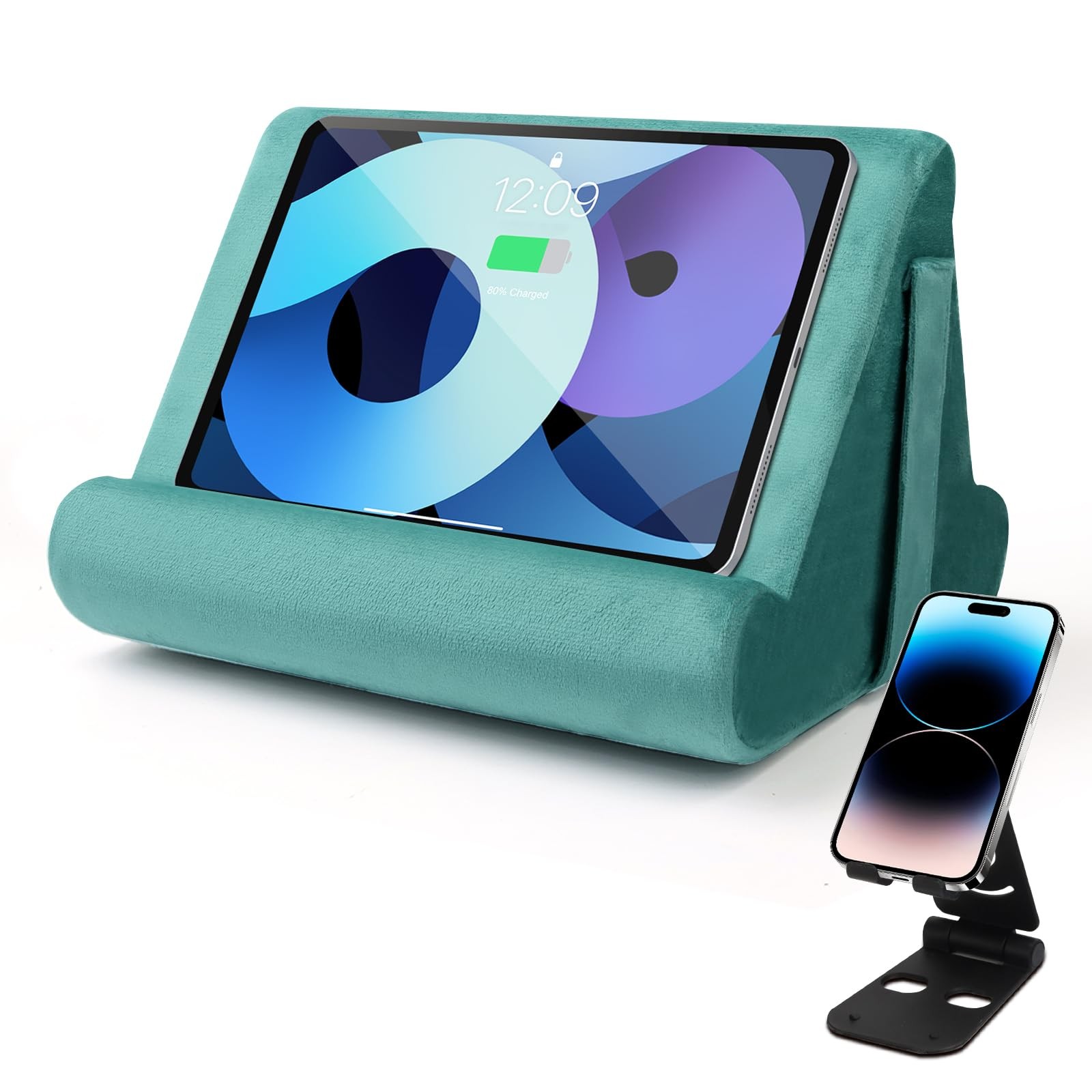 Multi-Angle Stand with Soft Pad Cushion and Net Pocket - Universal and Pad Ho...