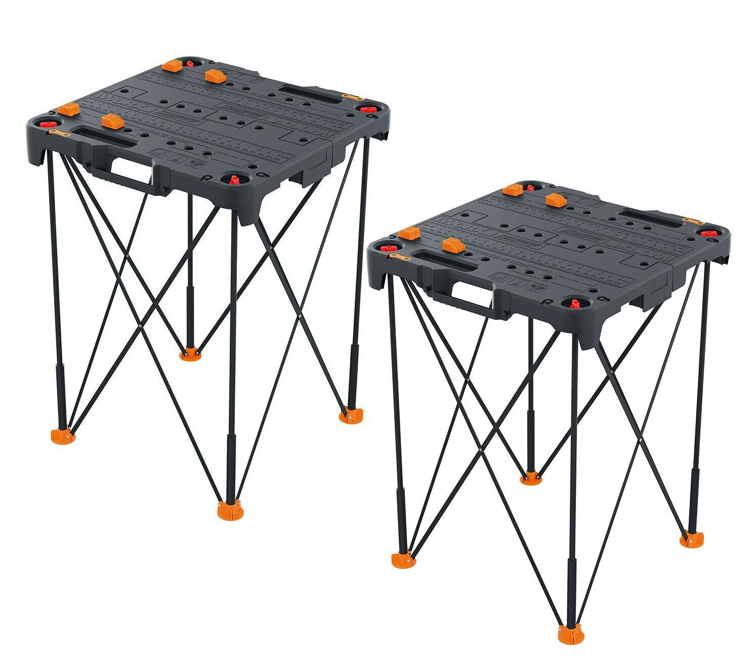 WX066 Worx (2) Sidekick Portable Tailgate Work Tables-Save Buying 2