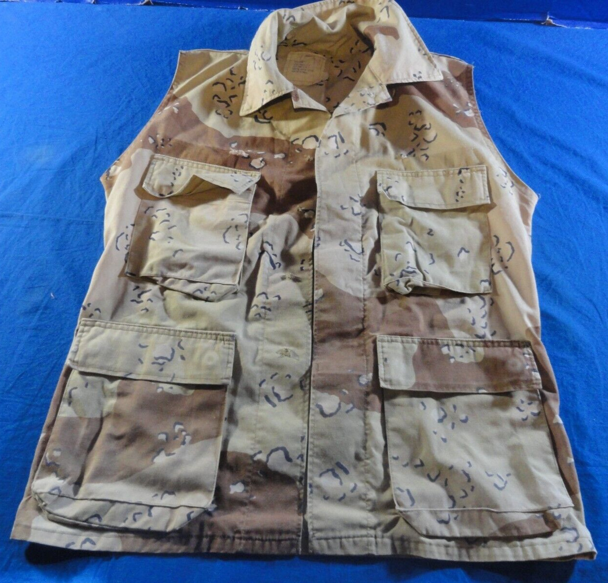 USGI CHOCOLATE CHIP OIF I HOT WEATHER 6 COLOR DESERT STORM SLEEVELESS SHIRT SS