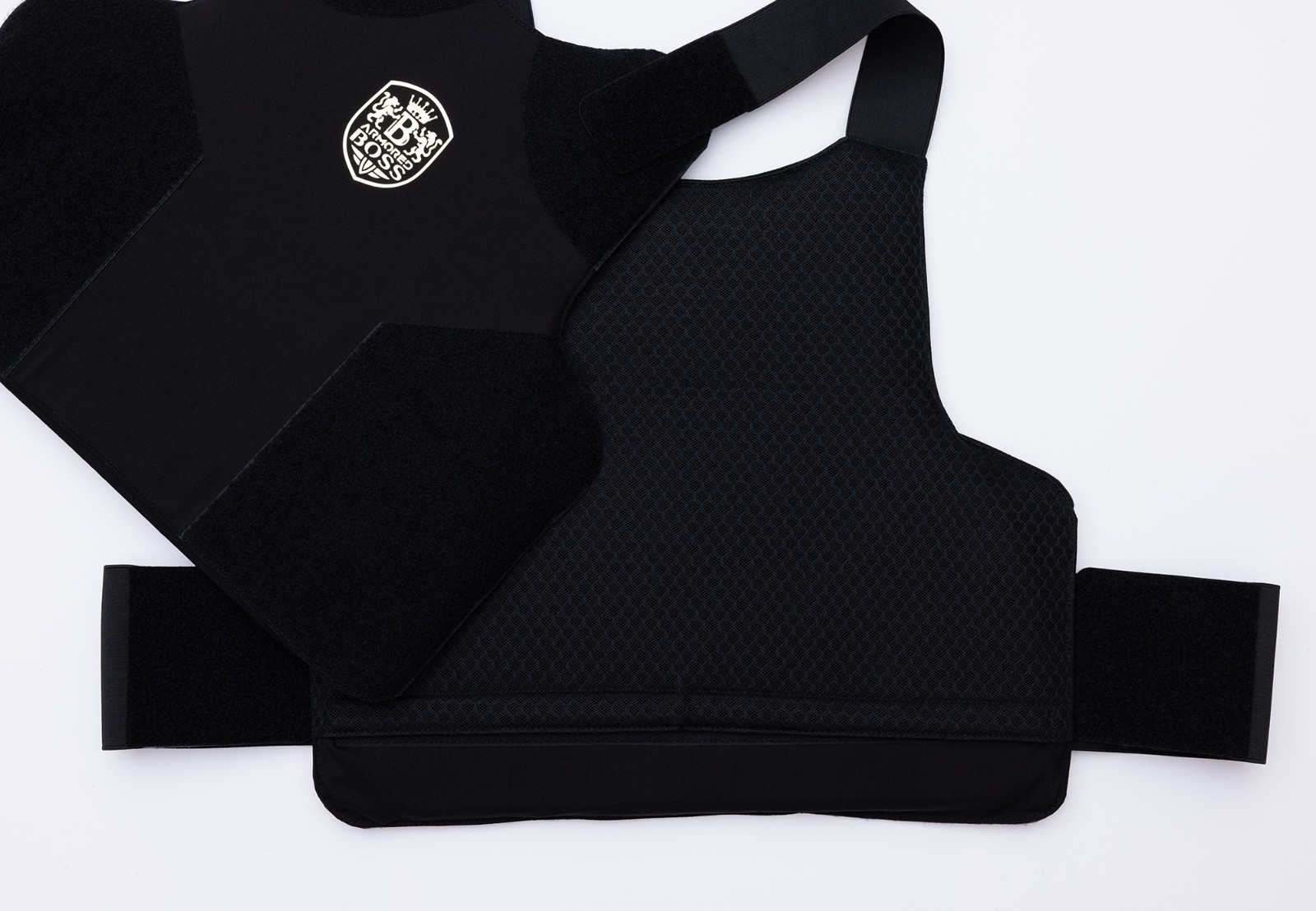 Armored Boss™ Multizone Concealable Vest with 2 Bulletproof Soft panels Level 3A
