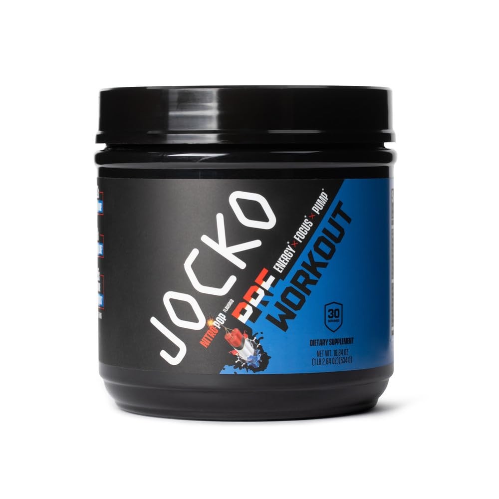 Jocko Fuel Pre Workout for Men & Women - High Stim Low 1.14 Pound (Pack of 1)