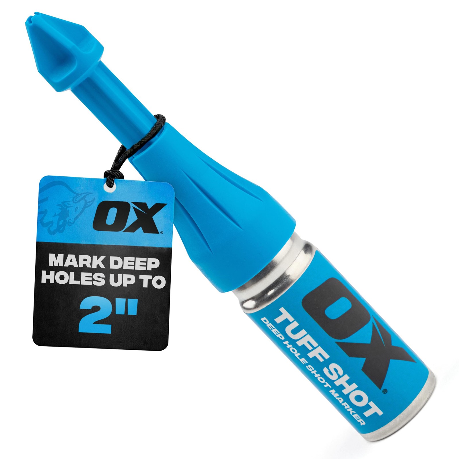 Tools Tuff Shot Deep Hole Marker Chalk Powder Shot for Drilling, Construction...