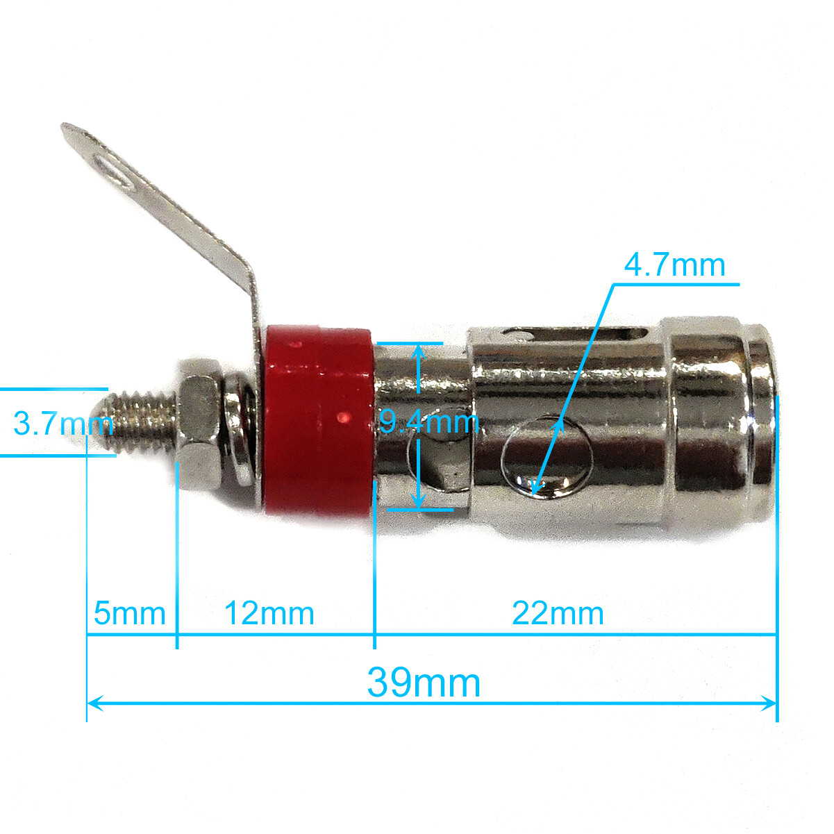 6pcs Speaker AMP Terminal Binding Post Spring Loaded Type