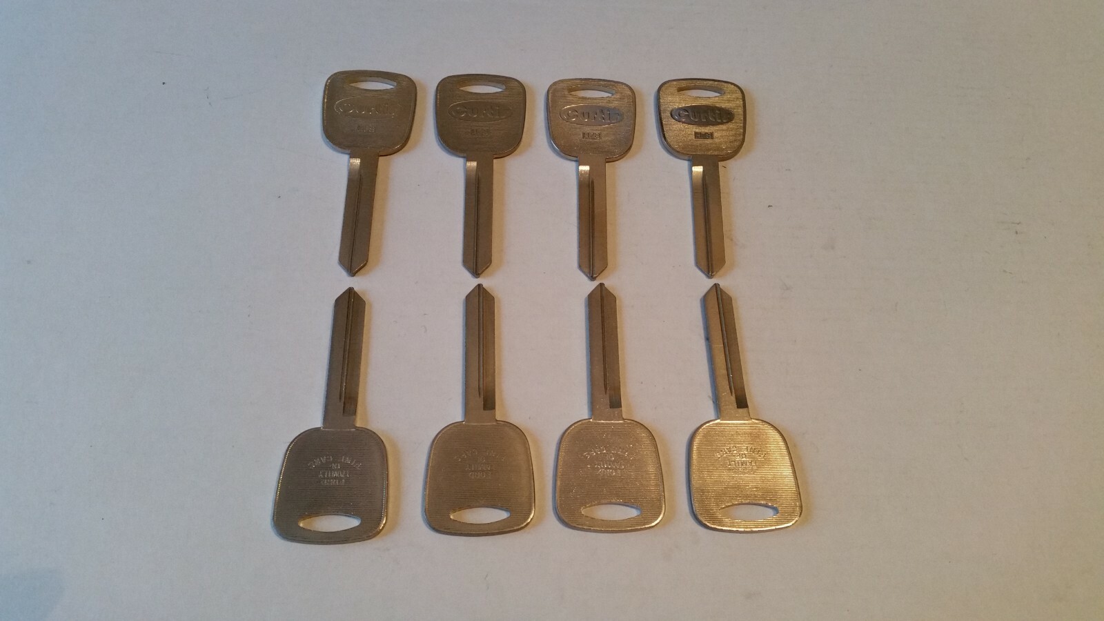 LOT OF 8 CURTIS H78 KEY BLANKS Equivalent to 1196CM, FO-30D FITS FORD & MERCURY