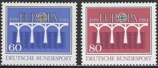 Germany Scott #1415 & 1416 "Europa" Mint Never Hinged