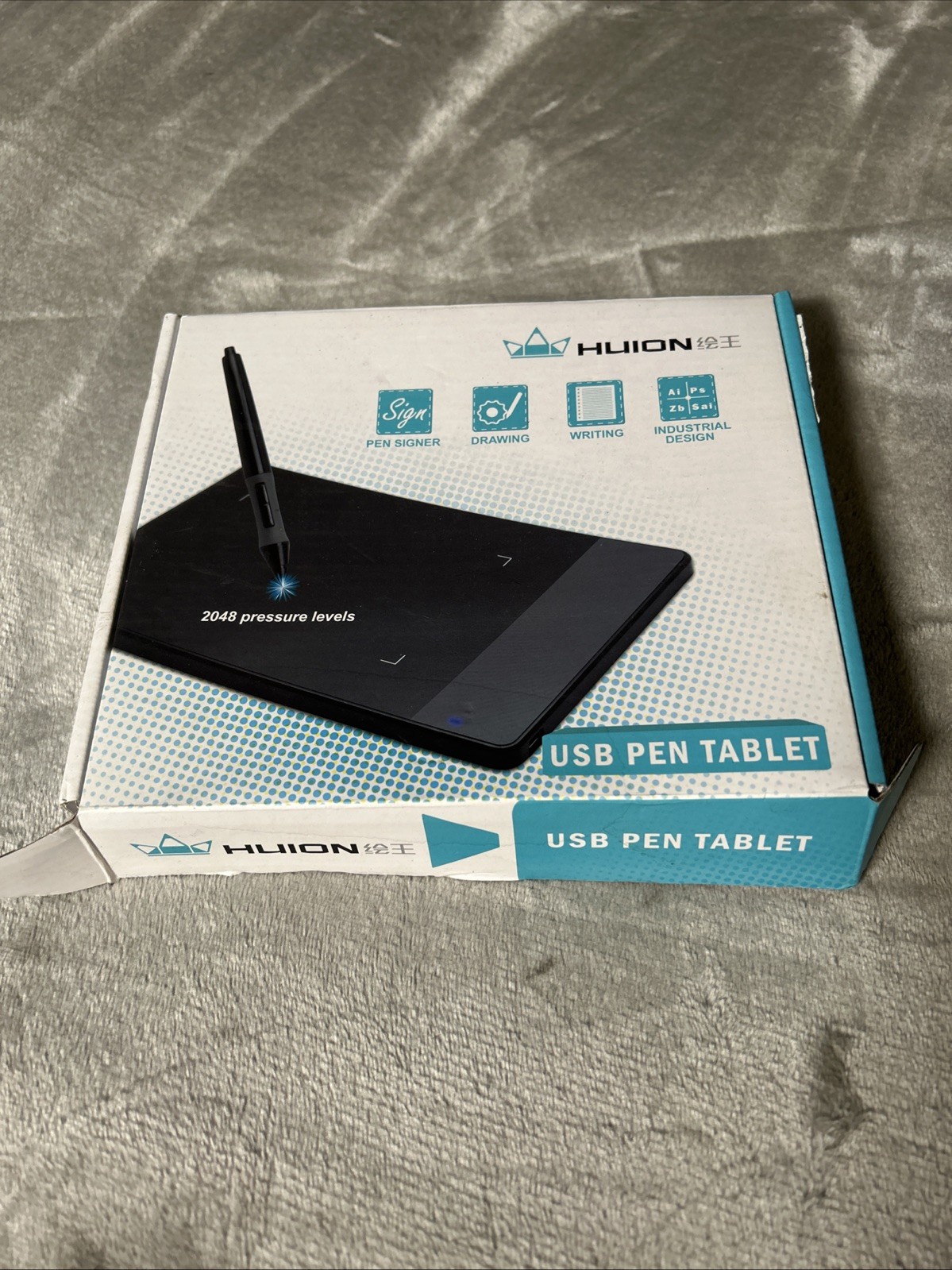 USB Game & Graphic Design Drawing Tablet W/Pen - Can also serve as Signature Tab