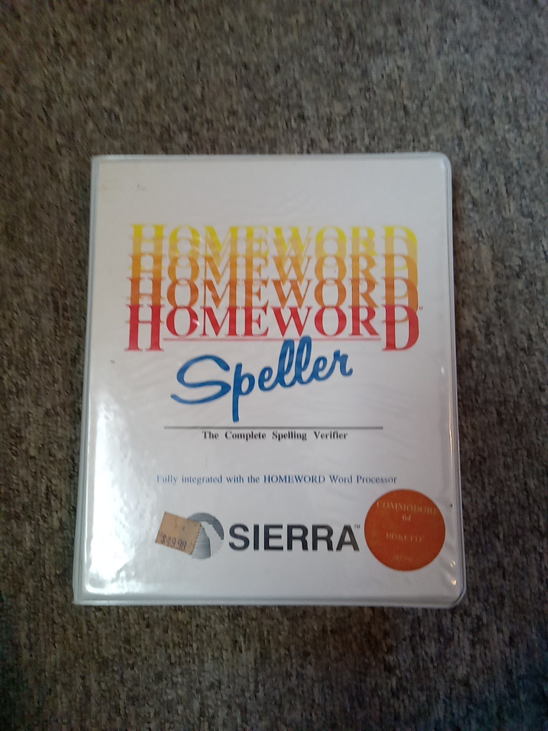 Commodore 64 Homeword Speller. Untested