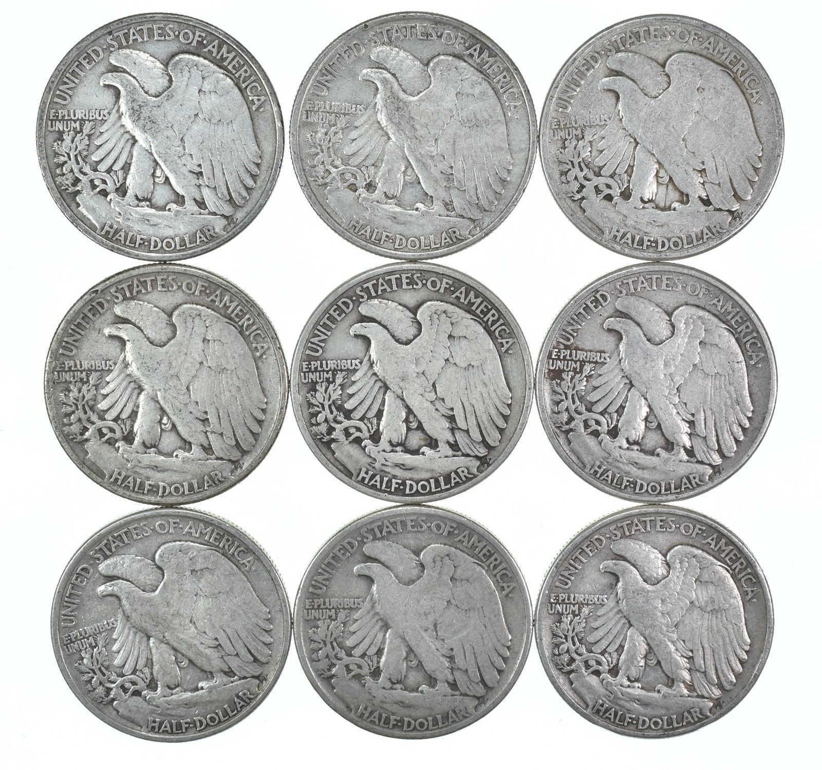 1943-P Walking Liberty Half Dollar CIRC VG+ 90% Silver