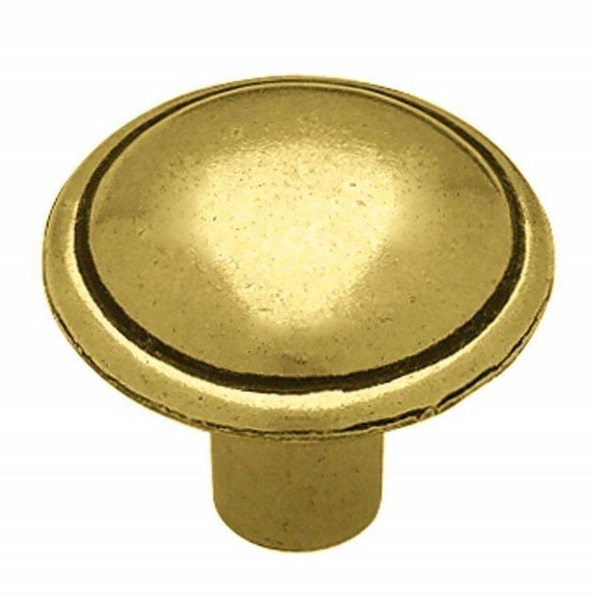 1" Domed Top Round Knob Antique English