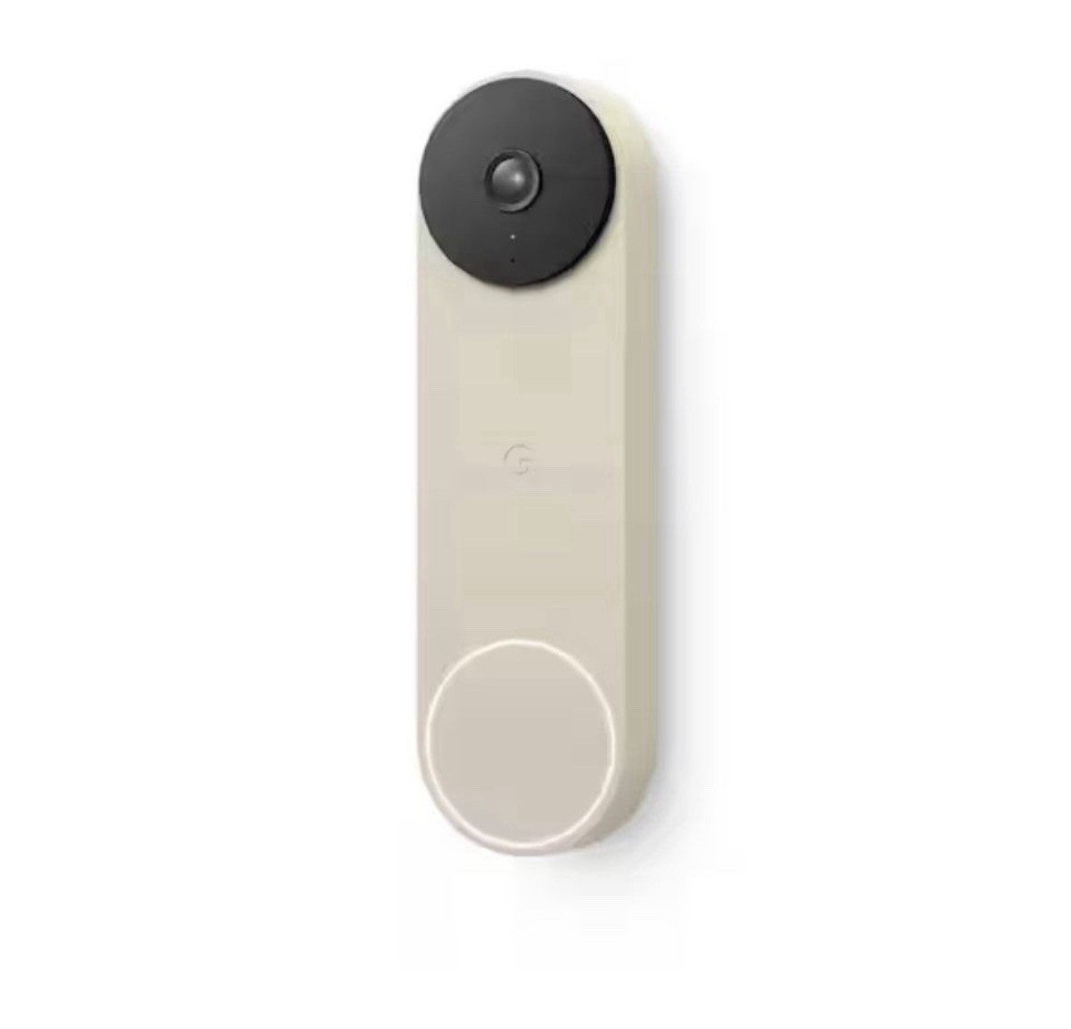 Google Nest Doorbell (Battery)-Smart Wi-Fi Video Doorbell Camera - Linen