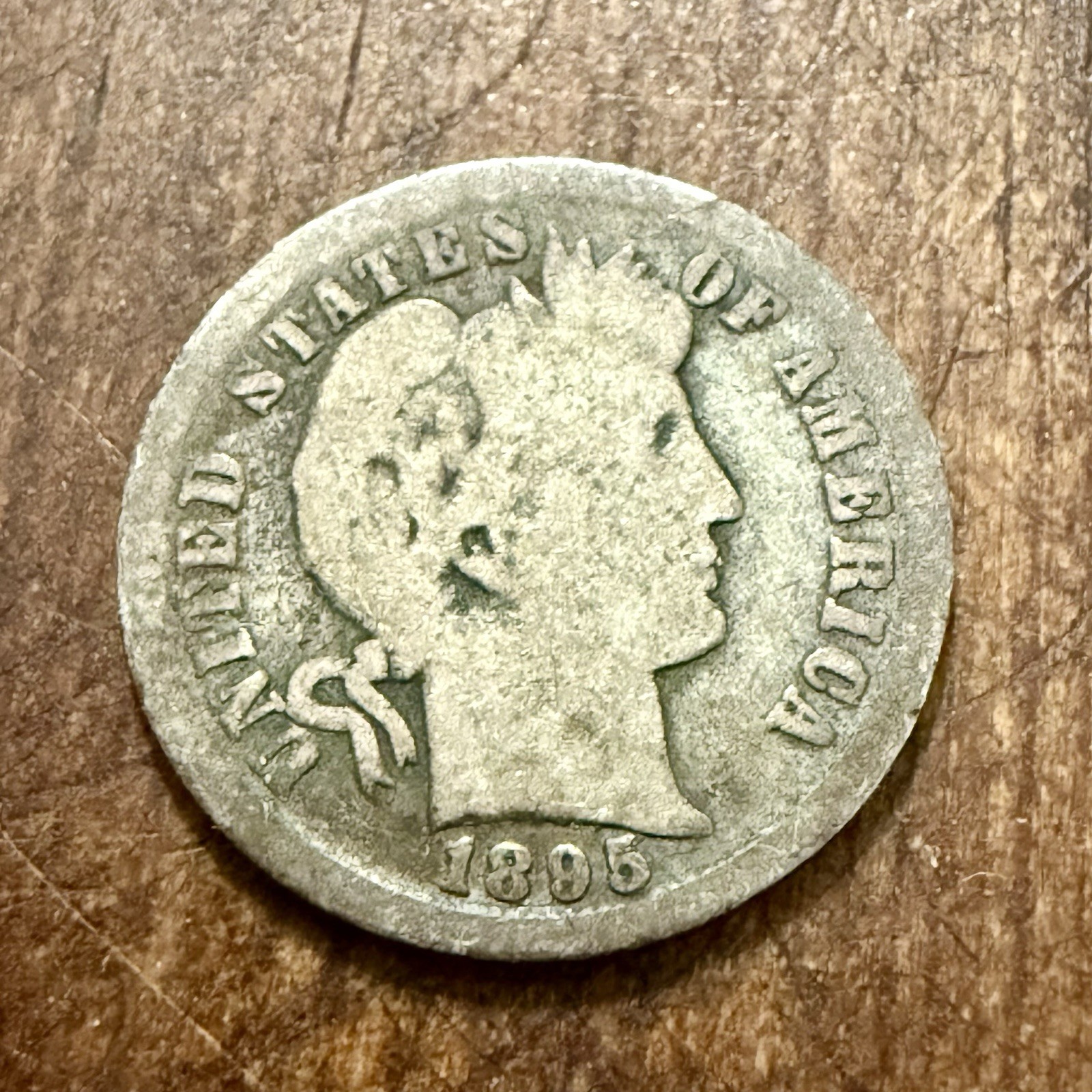 1895 S Barber Dime - 90% Silver