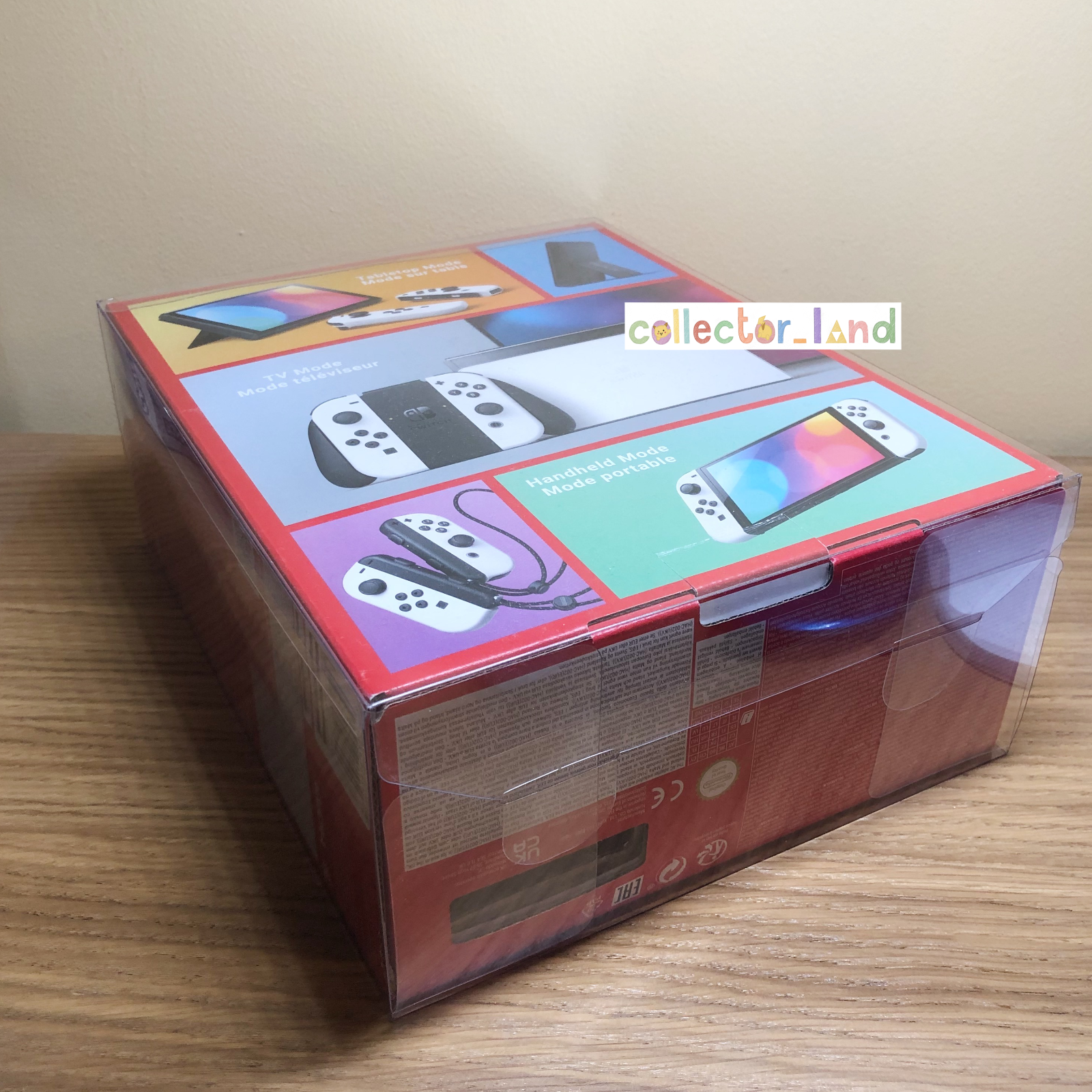 BOX PROTECTOR New Nintendo Switch OLED Console STRONG 0.5mm PLASTIC DISPLAY CASE