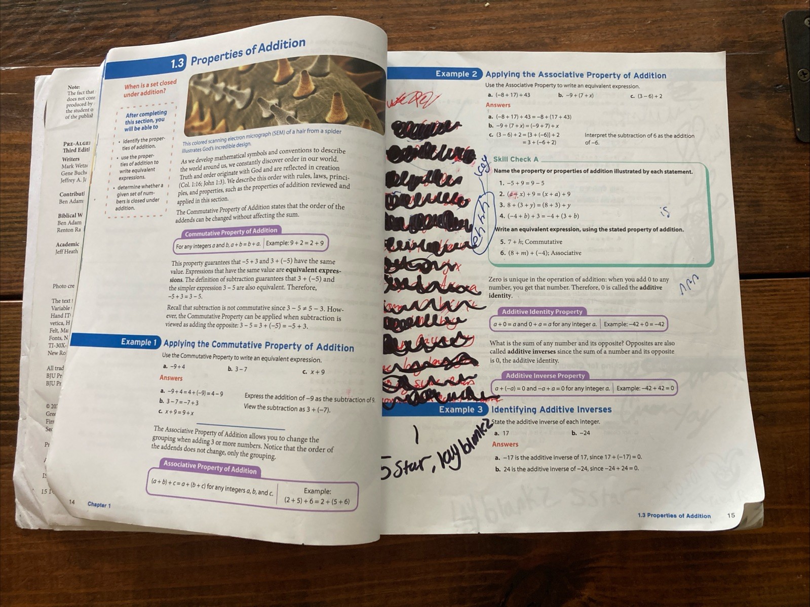 BJU Press Pre-Algebra. Student Text Blank Questions! (Third Edition). 7th Grade.